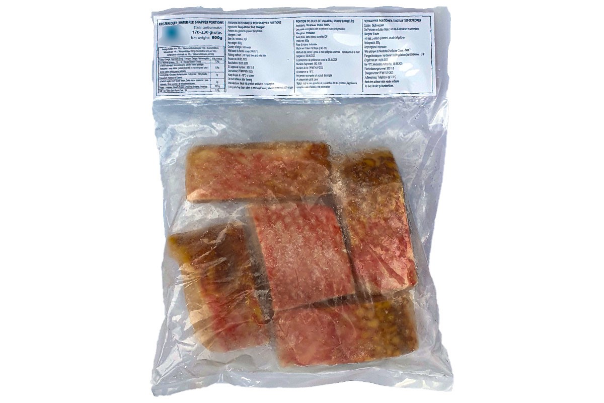 ❄ Red snapperfilet met vel 170-230g 1kg