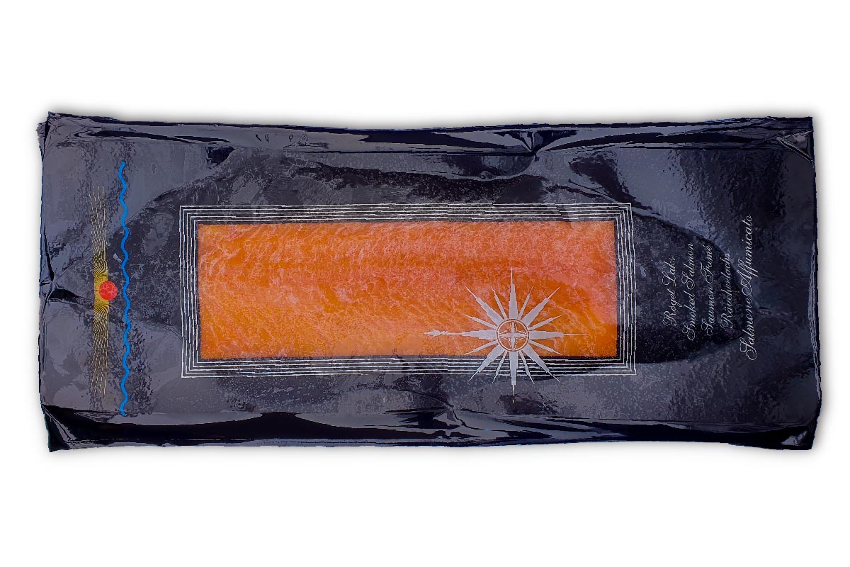 ❄ Zalmzijde gerookt gesneden