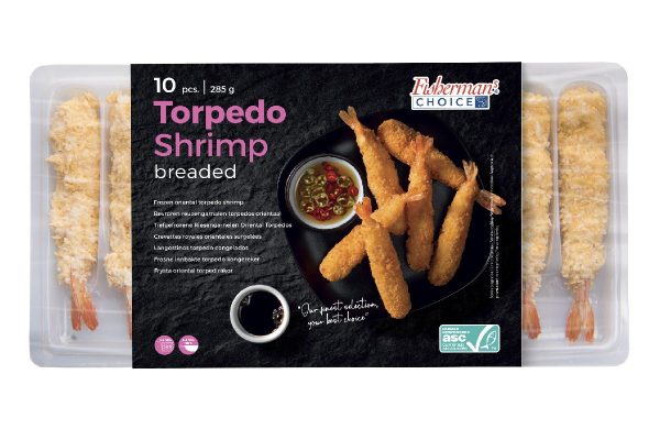 ❄ Garnalen torpedo tray 10st 285g