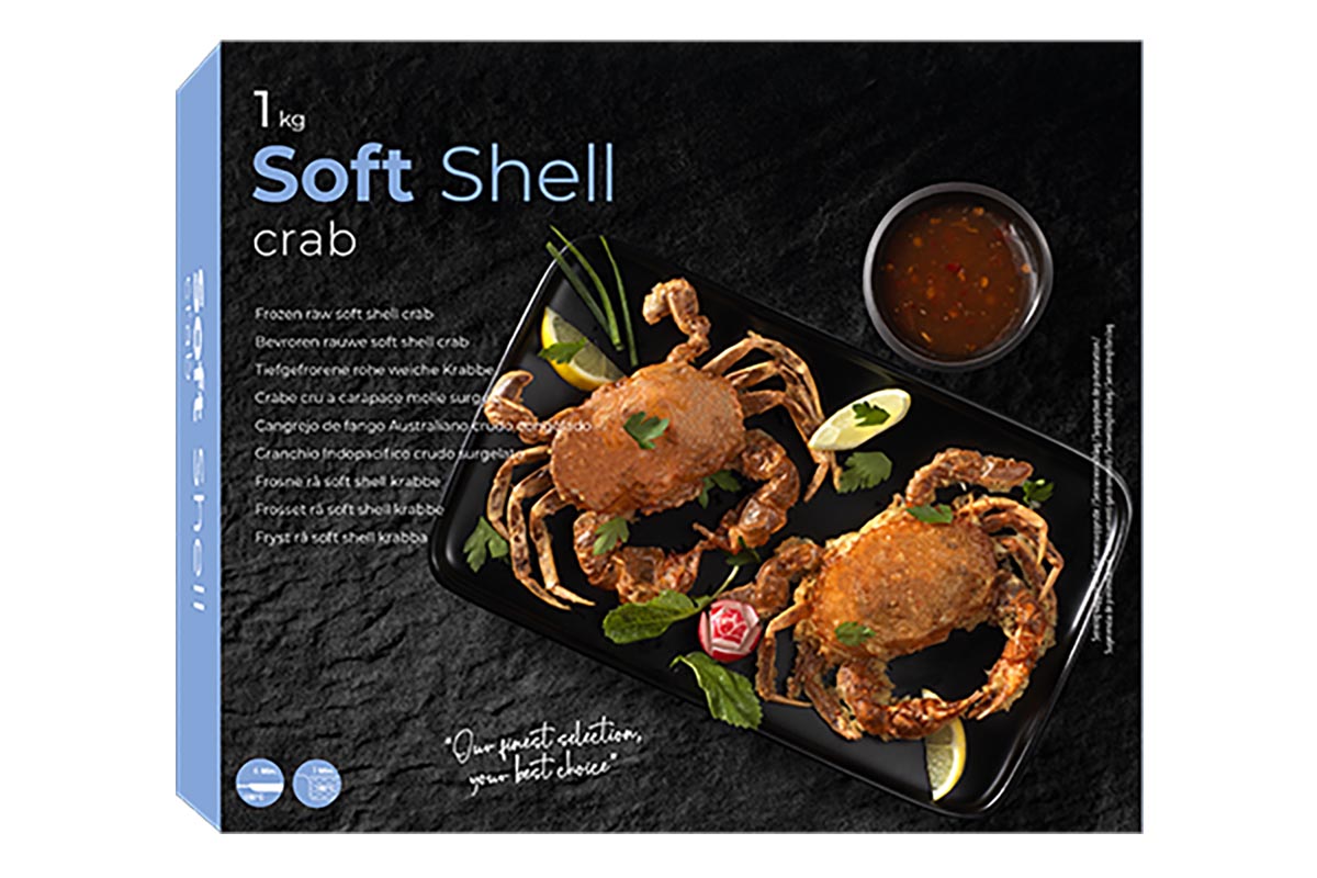 ❄ Krab soft shell prime 14st 1kg