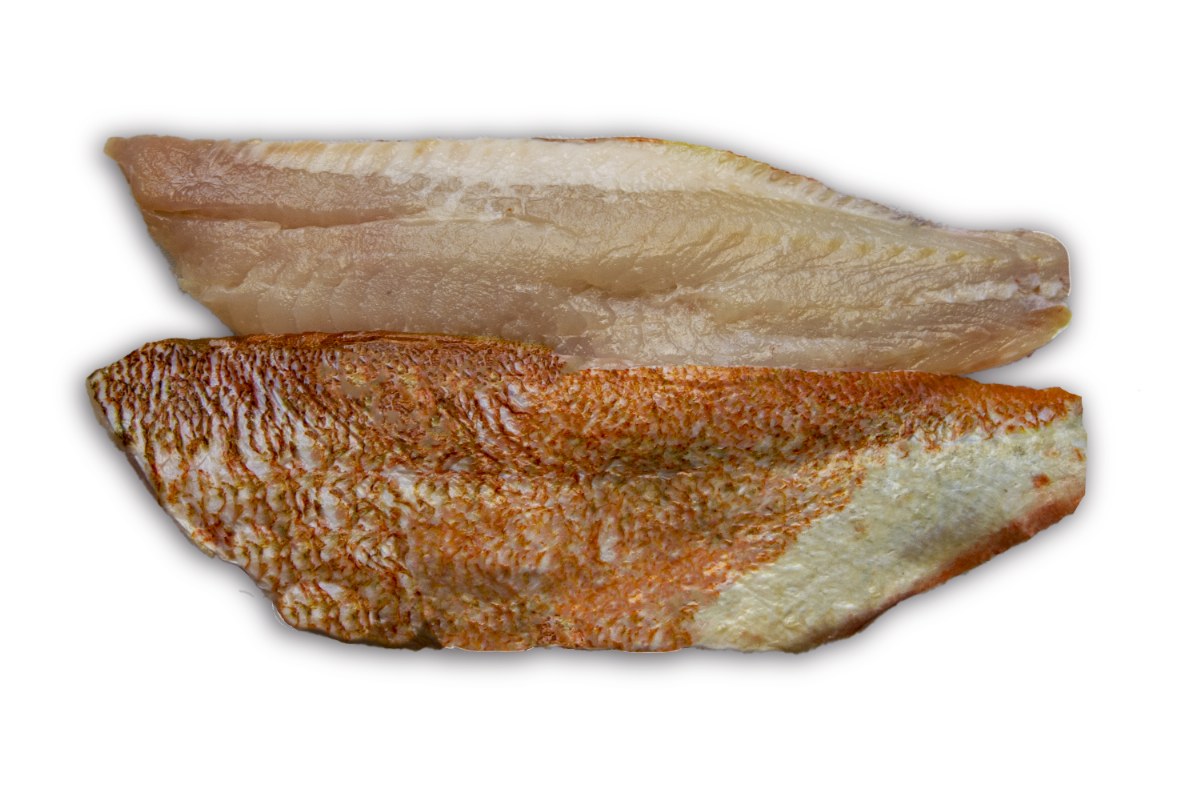 Roodbaarsfilet met vel portie 150g