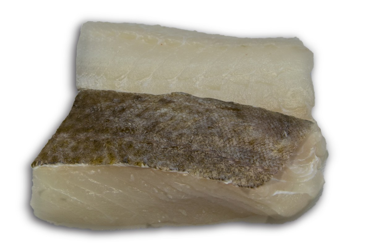 Kabeljauwhaas met vel portie 200g