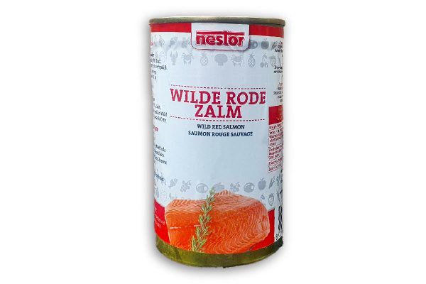 Zalm wild rood blik 425g